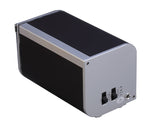 Load image into Gallery viewer, Diplomat Single Watch Winder – Silver/Black Matte Finish by Watch Box Co.