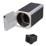 Load image into Gallery viewer, Diplomat Watch Winder – Silver/Black Matte Finish Single Watch Winder