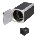 Load image into Gallery viewer, Diplomat Watch Winder – Silver/Black Matte Finish Single Watch Winder - Watch Box Co.