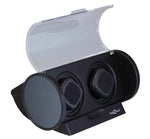 Load image into Gallery viewer, Diplomat Rogue Watch Winder – Double Black with Carbon Fiber Accents - Watch Box Co.