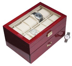 Load image into Gallery viewer, 20 Piece Rosewood Watch Box - Watch Box Co. - 2
