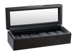 Load image into Gallery viewer, Volta 6 Matte Charcoal Wood Watch Case
