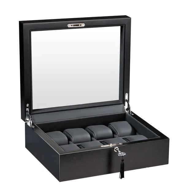 Volta 8-Piece Rustic Brown Matte Watch Case