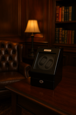 Load image into Gallery viewer, Diplomat Black Edition Watch Winder - Double Watch Winder for Luxury Timepieces
