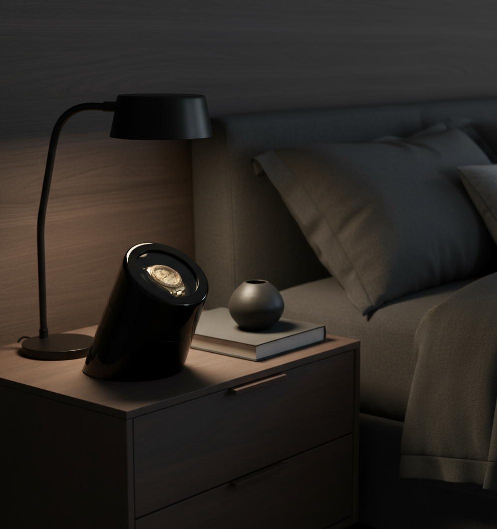 Diplomat Modern Watch Winder – Black Piano Finish