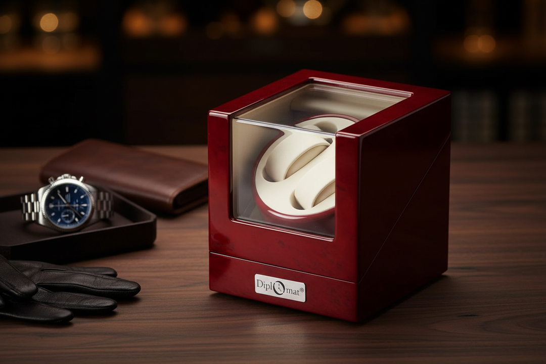 Lifestyle - Diplomat Rosewood Double Watch Winder
