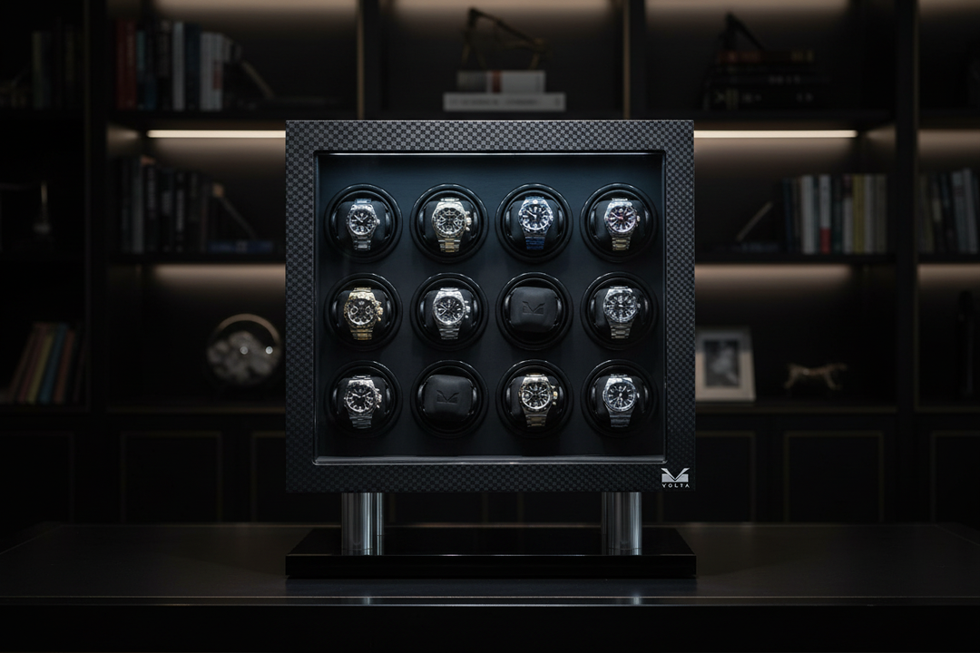 Lifestyle - Volta Carbon Fiber 12 Watch Winder