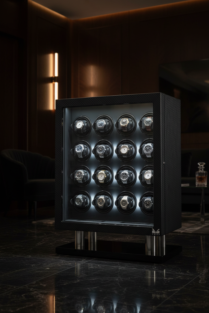 Lifestyle - Volta Carbon Fiber 16 Watch Winder