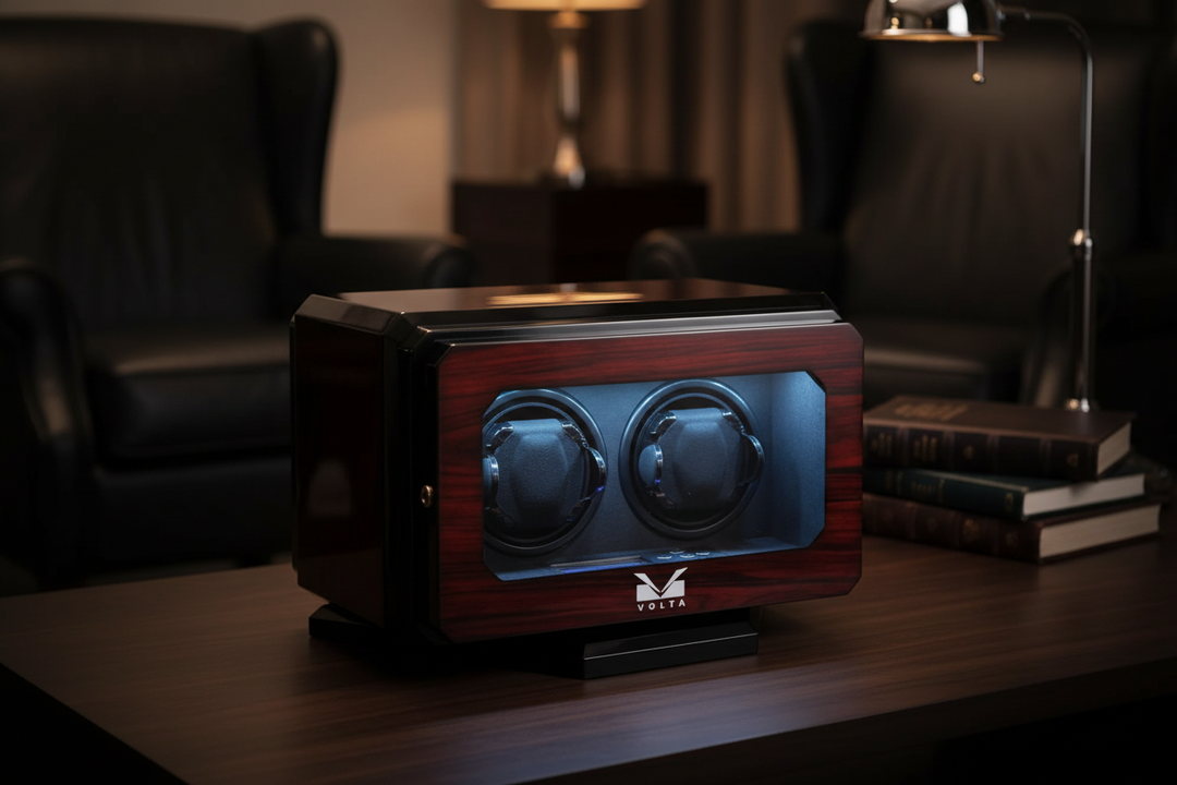 Lifestyle - Volta Dark Rosewood Double Watch Winder