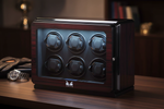 Load image into Gallery viewer, Lifestyle - Volta Dark Rosewood Six Watch Winder