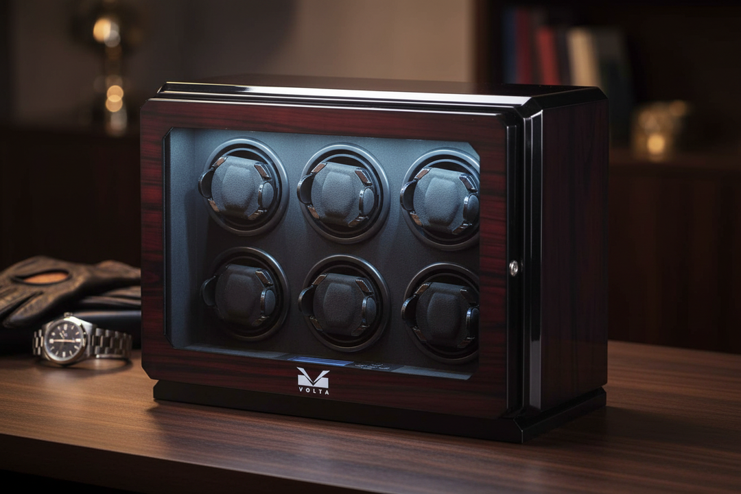 Lifestyle - Volta Dark Rosewood Six Watch Winder