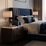 Load image into Gallery viewer, Luxury Bedroom with Blue Watch Winder
