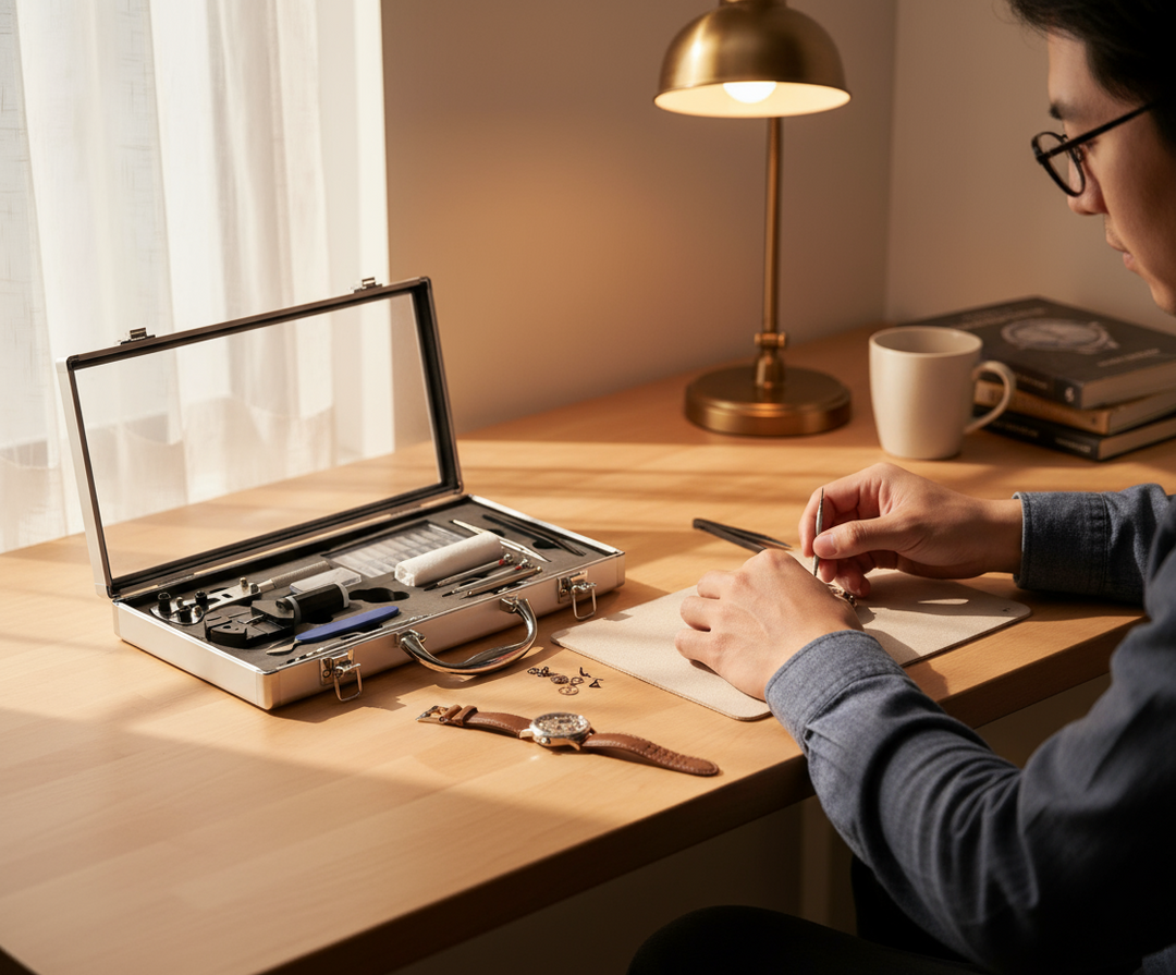 Watch Repair Tool Kit In Alluminum Case