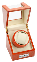 Load image into Gallery viewer, Diplomat Burlwood Watch Winder for Large Faced Watches
