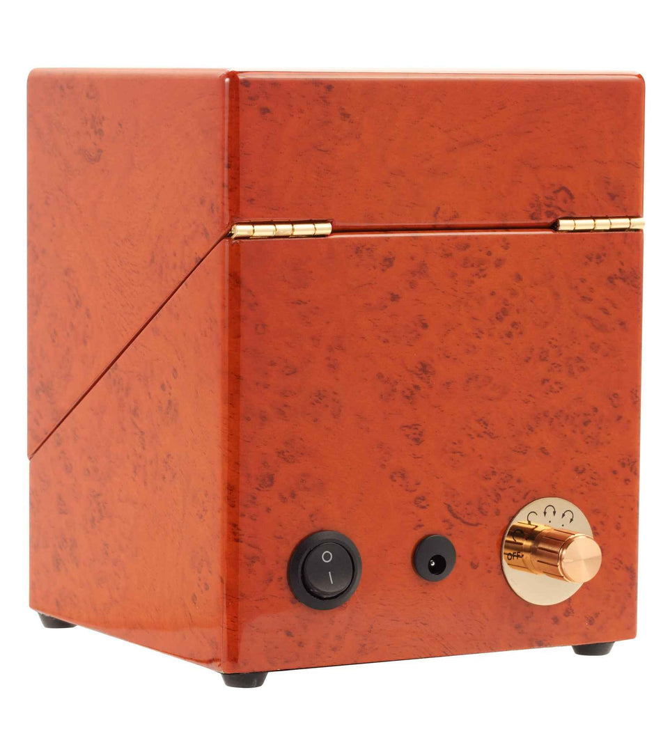 Diplomat Burlwood Watch Winder for Large Faced Watches