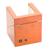 Load image into Gallery viewer, Diplomat Burlwood Double Watch Winder - Premium Burlwood Watch Winder for Automatic Timepieces
