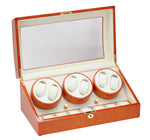 Load image into Gallery viewer, Diplomat Burl Wood Six Watch Winder - Watch Box Co. - 1
