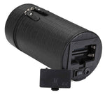 Load image into Gallery viewer, Diplomat Black Leather Watch Winder for Travel - Single Watch Storage Solution
