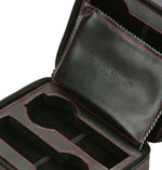 Load image into Gallery viewer, 4-Piece Travel Watch Case – Black Fabric Interior
