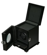 Load image into Gallery viewer, Volta Carbon Fiber Single Watch Winder w/ Storage - Watch Box Co. - 1
