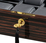 Load image into Gallery viewer, Volta Ebony Wood Watch Case w/ Black Interior - Watch Box Co. - 4
