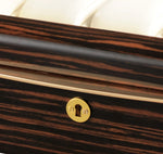 Load image into Gallery viewer, Volta Ebony Wood Watch Case w/ Cream Interior - Watch Box Co. - 3
