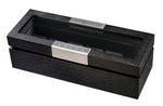 Load image into Gallery viewer, Volta 6 Matte Charcoal Wood Watch Case - Watch Box Co. - 2
