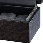 Load image into Gallery viewer, Volta 6 Matte Charcoal Wood Watch Case - Watch Box Co. - 3

