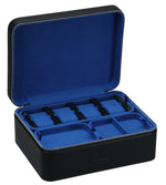 Load image into Gallery viewer, Volta Black Leather Watch Box &amp; Jewelry Storage Box
