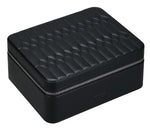 Load image into Gallery viewer, Volta Black Leather Watch Box &amp; Jewelry Storage Box
