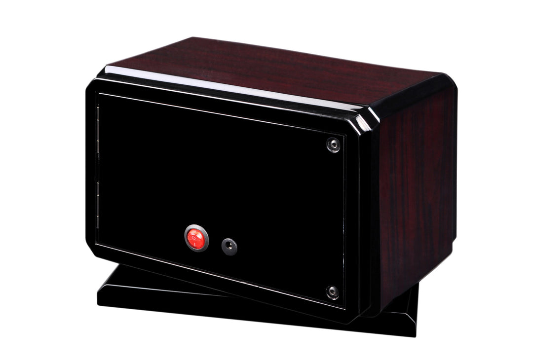 Volta Dark Rosewood Double Watch Winder with Rotation Base - Watch Box Co. - 3