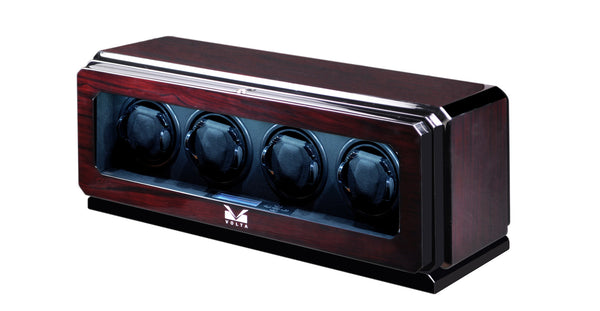 Volta Dark Rosewood Four Watch Winder - Watch Box Co. - 1