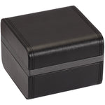 Load image into Gallery viewer, Diplomat Single Leather Watch Box In Black Onyx