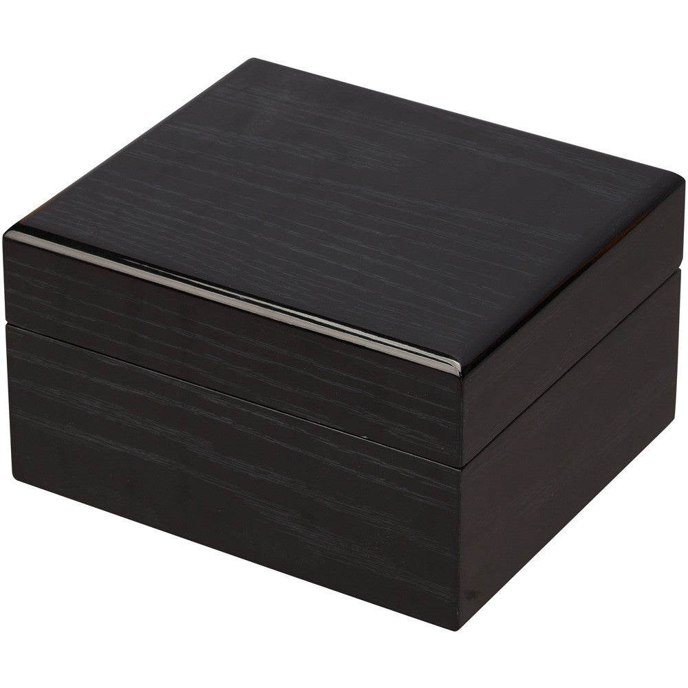 Single Black Mahogany Wood Watch Box - Watch Box Co. - 3