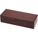 Load image into Gallery viewer, (6) Genuine Mahogany Wood Watch Box with Beige Interior
