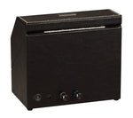 Load image into Gallery viewer, Diplomat Black Leather Double Watch Winder with Stitch Trim - Watch Box Co. - 3
