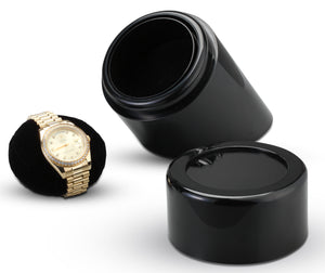 Diplomat Modern Single Watch Winder – Black Piano Finish by Watch Box Co.