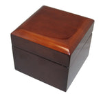 Load image into Gallery viewer, Single Genuine Mahogany Wood Watch Box - Watch Box Co. - 2