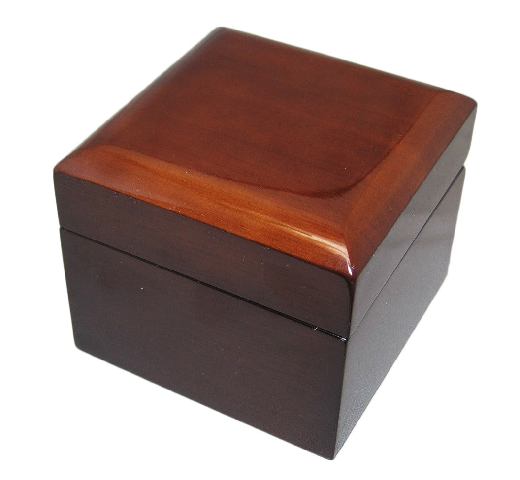 Single Genuine Mahogany Wood Watch Box - Watch Box Co. - 2