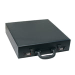 Load image into Gallery viewer, (24) Black Leather Attache Watch Travel Case - Watch Box Co. - 2
