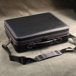 Load image into Gallery viewer, (26) Black Leather Watch Travel Case - Watch Box Co. - 2