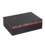 Load image into Gallery viewer, 10 Carbon Fiber Watch Box with Wood Grain Trim